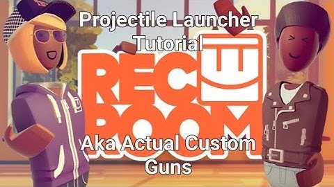 Projectile Launcher Tutorial In Rec Room (Actual Custom Guns) | Tutorial