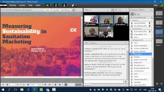 SuSanA monthly Webinar 9 "iDEs rural sanitation marketing work", (Part2/3), 09.02.2017