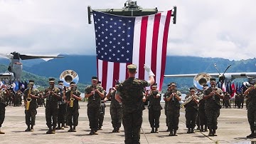 MAG-24 command changeover ceremony