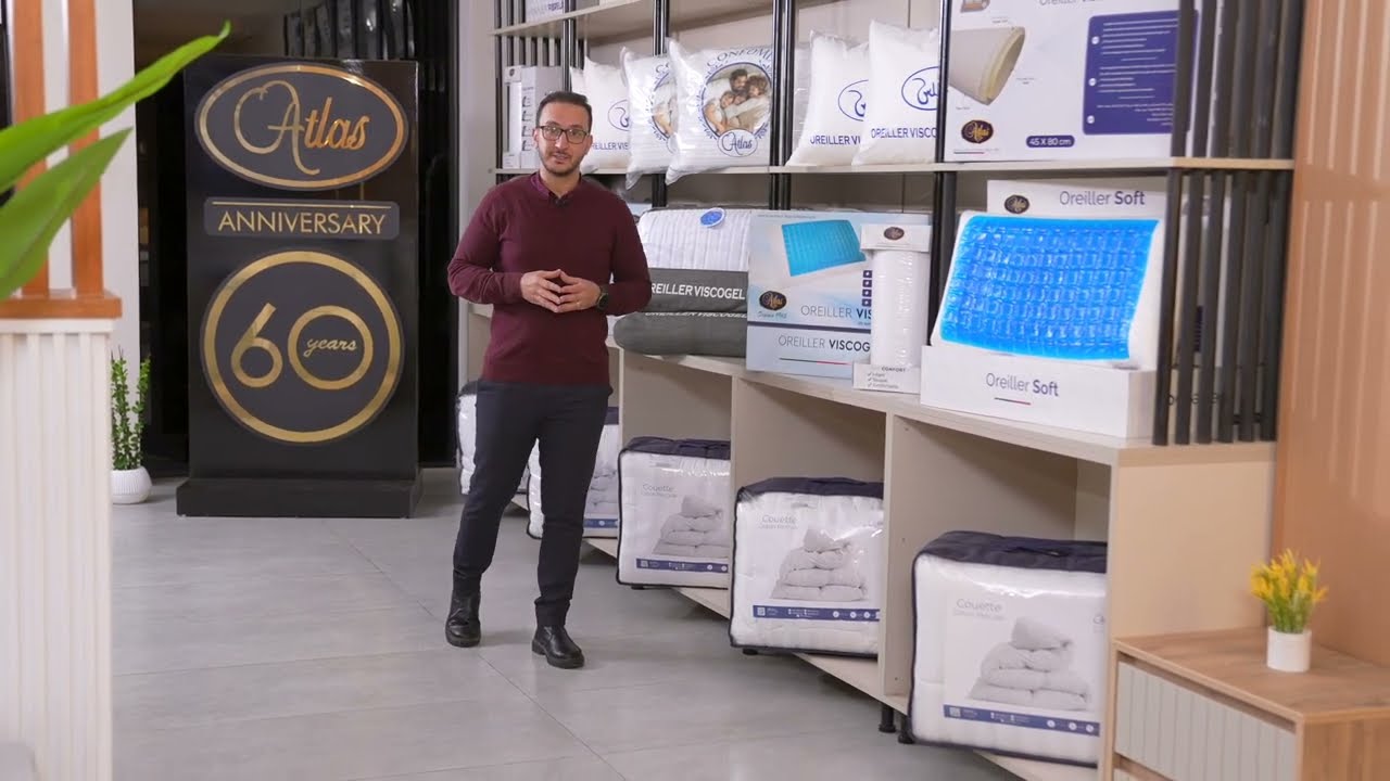 Pourquoi choisir l'Oreiller Viscogel 3D ? ❄️ - Avis médical #matelas #atlasmatelas #oreiller