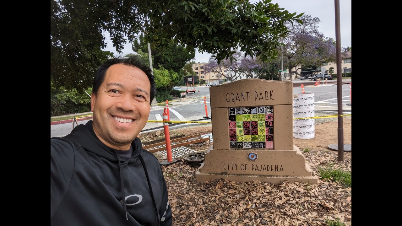 Let's Take A Walk Through GRANT PARK in PASADENA, CALIFORNIA