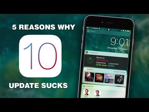 5 Reasons Why The iOS 10 Update Sucks