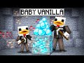 MIO FIGLIO HA TROVATO I DIAMANTI SU MINECRAFT BABY VANILLA