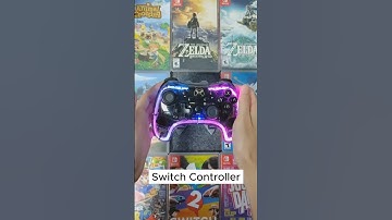 The illumination of the black controller is outstanding. #manba #switchcontroller