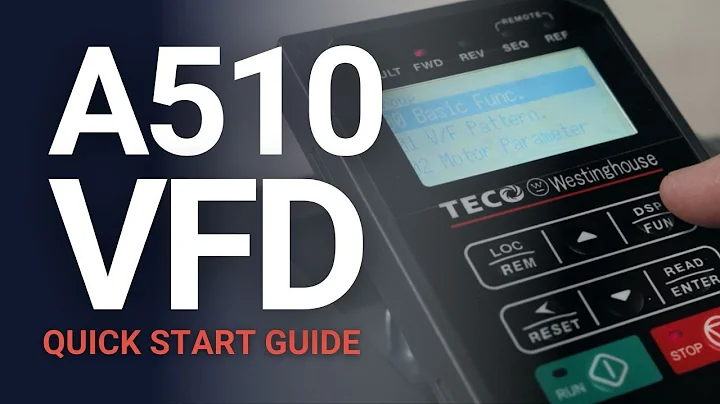 A510 TECO Westinghouse VFD | Quick Start Guide