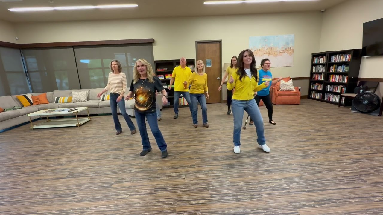 MY BROWN EYED GIRL——-LINE DANCE TUTORIAL