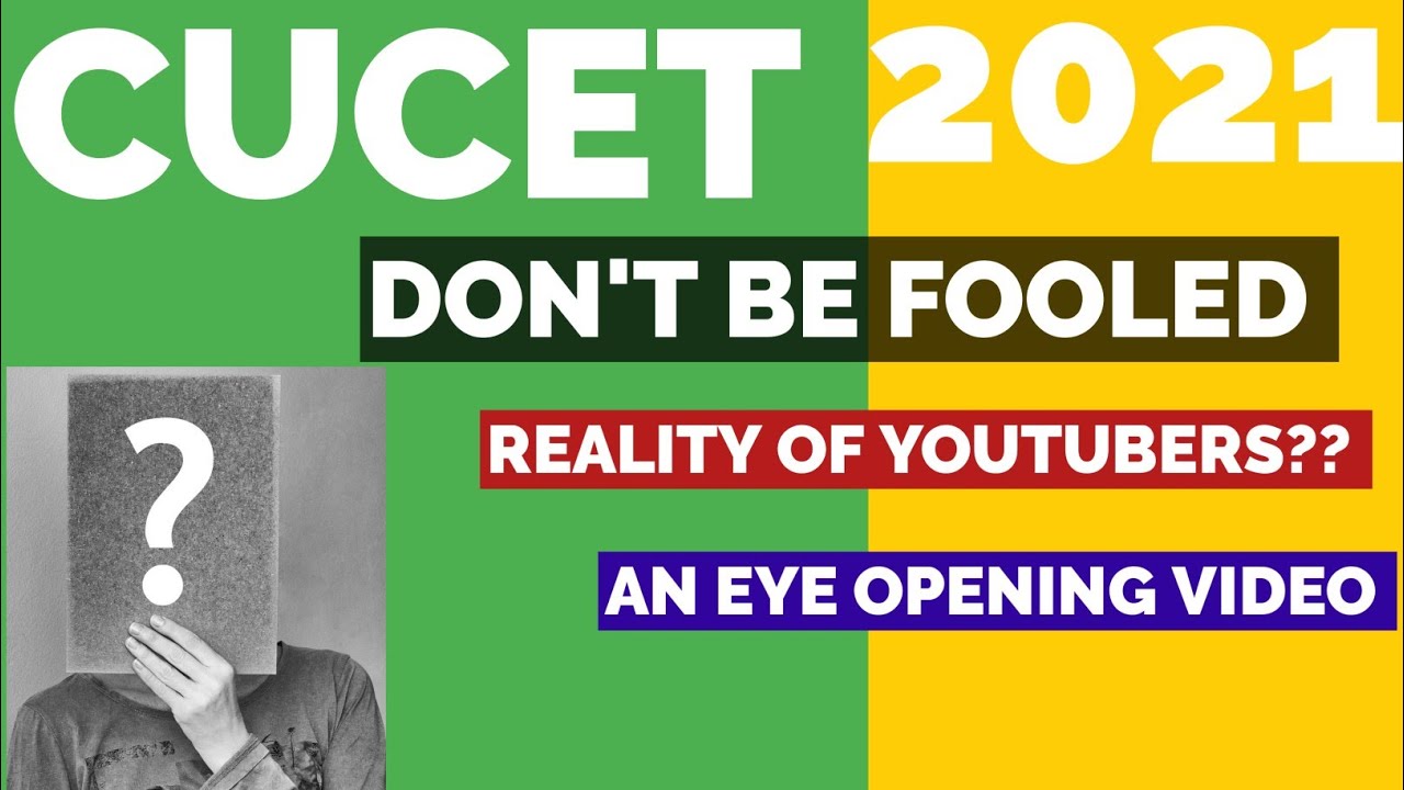 CUCET 2021 | Things you should know | Books recommended | Don't be fooled | ABHISHEK KUMAR