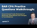 BAR CPA Practice: Governmental Funds Statement of Revenues, Expenditures & Fund Balances