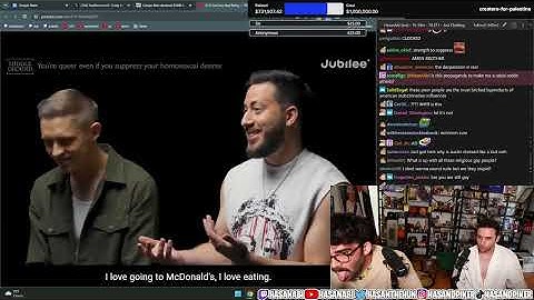 Can You Stop Being Gay? | Hasanabi Reacts to Jubilee ft. AustinShow
