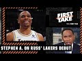 'NO WAY IN HELL that Russell Westbrook is coming off the bench this year' - Stephen A. | First Take