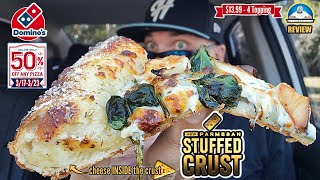 50% Off Dominos Pizza® Deal! | Garlic Parm Chicken Parmesan Stuffed Crust Pizza! | theendorsement