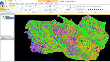 SUPERVISED CLASSIFICATION in Erdas imagine software