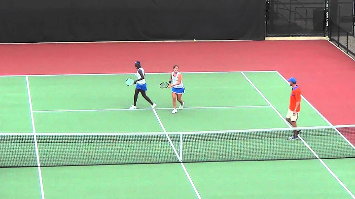 Florida takes the doubles point to jump out to a 1-0 lead over UCLA