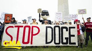 Protests occur nationwide against Trump administration policies