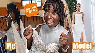 I Tried on Wedding Dresses from Temu | My Wedding Series