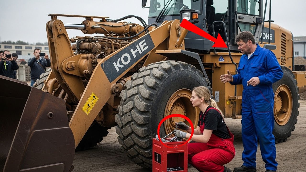 « CETTE CHARGEUSE EST MORTE ! », DIT LE MÉCANICIEN… JUSQU'À CE QUE LA MÉCANICIENNE MONTRE LA VÉRITÉ