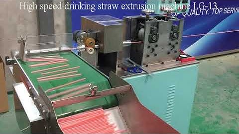 Automatic Flexible Drinking Straw Bending Machine LG-43