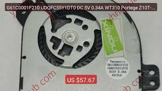 G61C0001F210 UDQFC55Y1DT0 DC 5V 0.34A WT310 Portege Z10T-A Se... — Amazing Value 2026 | Must Have!