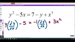 2.7 Implicit Differentiation Math 31
