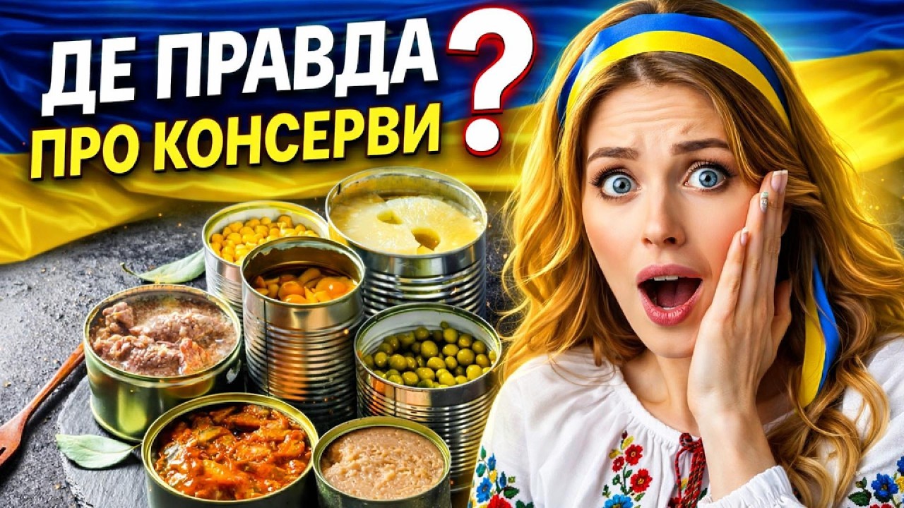 12 Міфів про Консерви | Їжа під час війни чи стратегічний запас на чорний день?