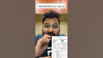 Intimation under section 143 (1) || Should we need to reply?  || Reason to worry!
