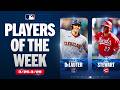 Chase DeLauter and Sal Stewart are your AL/NL Players of the Week! 🏆 (These young stars went OFF! 🤩)