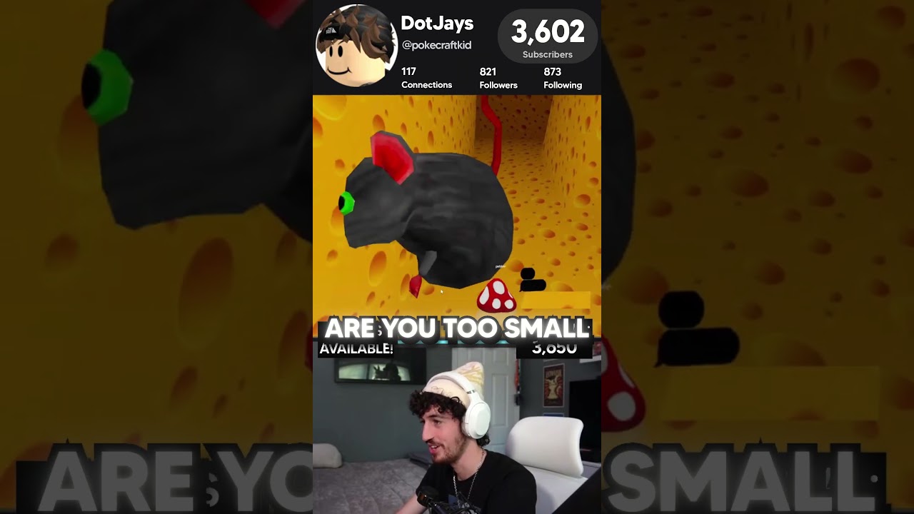 I BECAME The Rat in Cheese Escape and Everyone Lost! #cheeseescape #roblox #clips