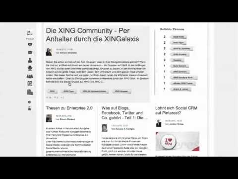 Xing-Themen-Tutorial