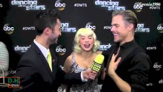 Bindi Irwin & Derek Hough  Post week 9 media & interviews  Season 21  DWTS