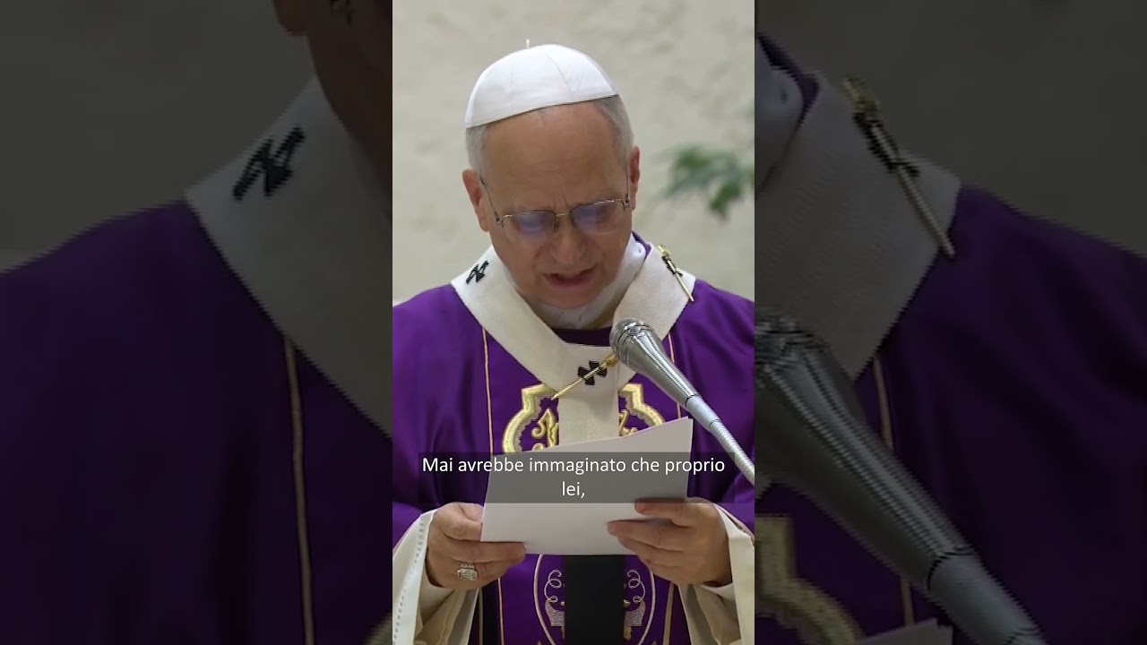 #papaleonexiv La Chiesa accoglie chi è ferito nella dignità #shorts