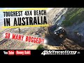 TOUGHEST 4x4 BEACH IN AUSTRALIA, so many bogged!