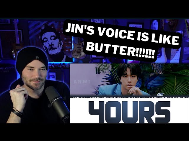 First Time Hearing - BTS JIN - YOURS ( Metal Vocalist Reaction ) class=