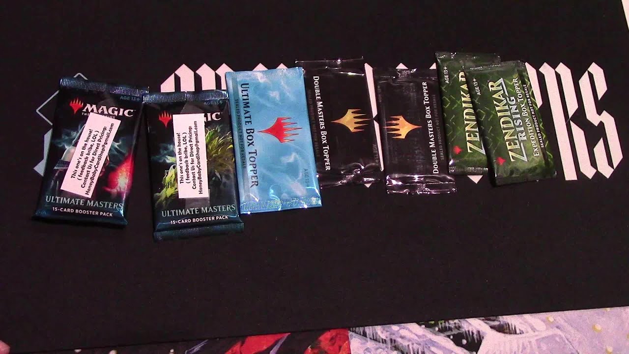 Box Toppers Gallor! Ultimate Masters, Double Masters, Zendikar Rising! -  YouTube