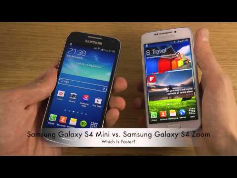 Samsung Galaxy S4 Mini vs. Samsung Galaxy S4 Zoom - Which Is Faster?