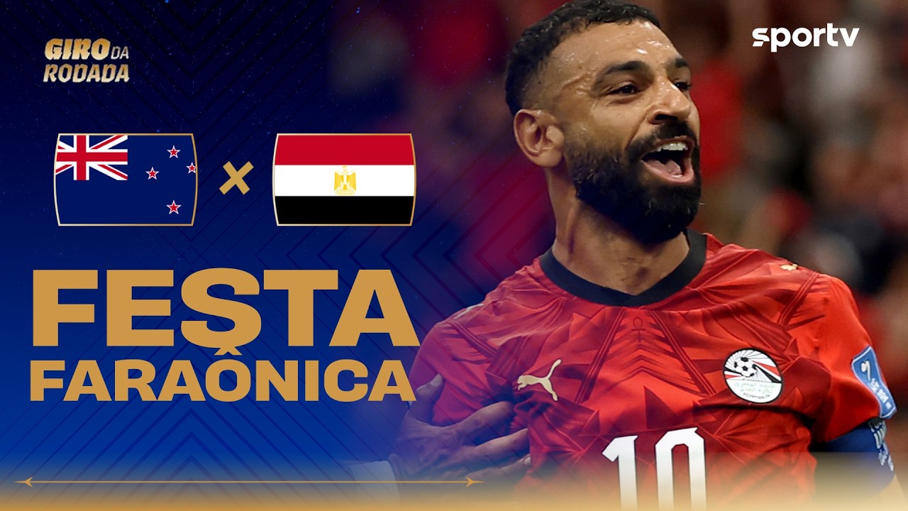 NOVA ZELÂNDIA 1 X 3 EGITO | VIRADA EGÍPCIA | Giro da Rodada | Mundial 2026 | sportv