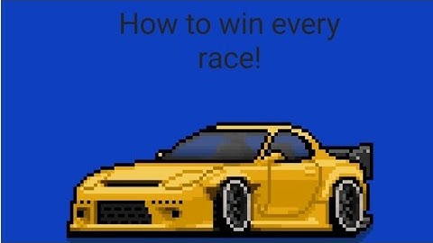 How to win every race in pixel car racer!