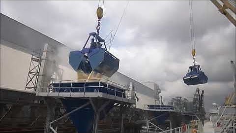 cement clinker offloading