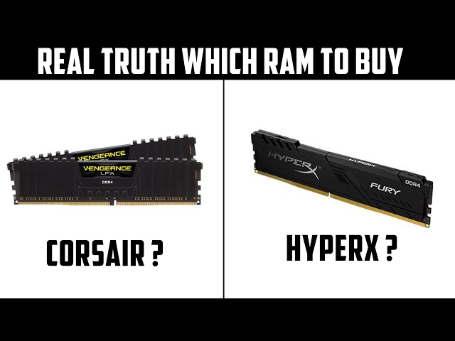 Corsair Vengeance DDR4 Ram Vs HyperX Fury Ram One Buy In 2020 | Huzaifa Tech - YouTube