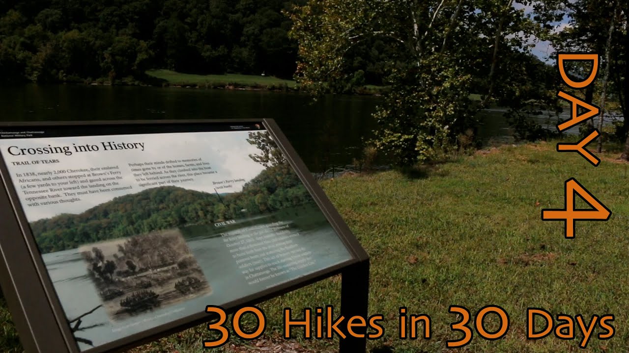 30 Hikes in 30 Days Chattanooga Day 4 Brown's Ferry Road/Trail of