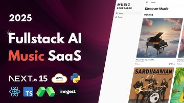 Build an AI Music Generation SaaS: Python, Next.js, AWS, Polar, Tailwind, TS, Modal, Inngest (2025)