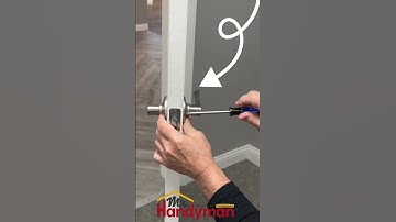 Fix It Right with Mr. Handyman! 🛠️✨ Watch Us Tighten Your Loose Door Handle! 🚪 #HomeRepair