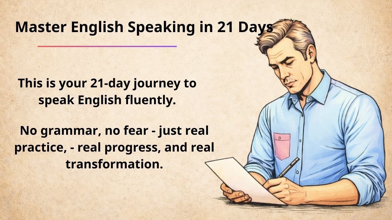 Master English Speaking in 21 Days | Easy Tips to Speak English ...