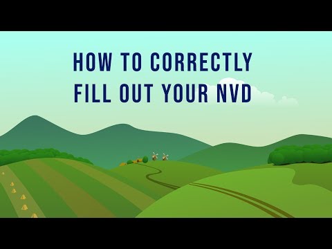 How to fill your NVD