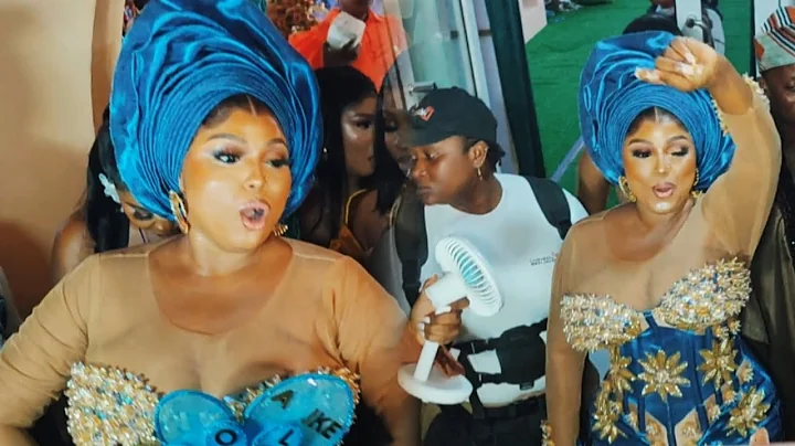 LOVELY GRAND ENTRANCE OF NOLLYWOOD ACTRESS ZAINAB BAKARE ON HIS 3 IN 1 EVENT CEREMONY