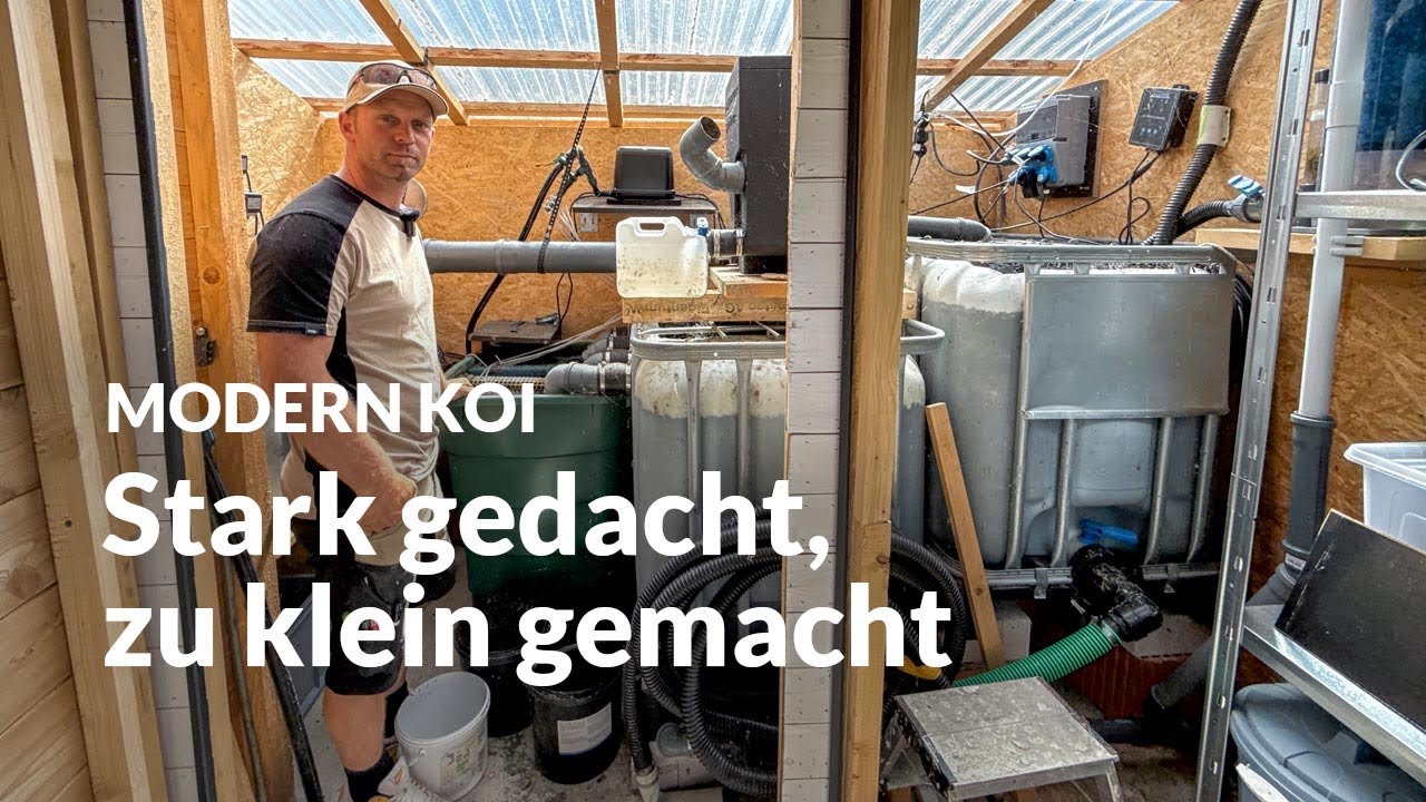 Christians DIY-Filter mit IBC und Rieselfilter | Modern Koi Blog #7889
