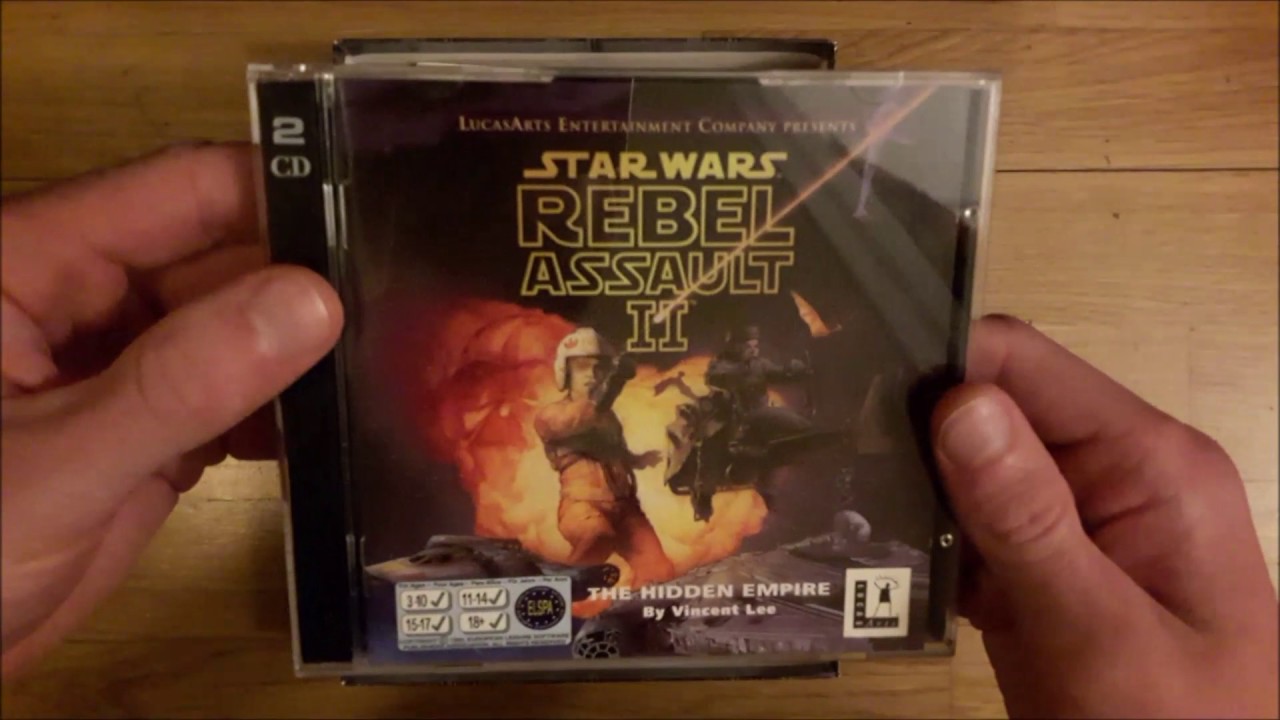 Star Wars: Rebel Assault - PC Big Box (Boîte Originale) - Jeu Vintage En Très Bon état