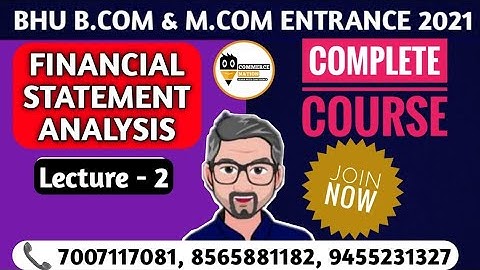 #2 Financial Statement Analysis || Tools & Technique || Complete Course || Join Now