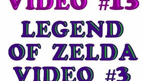 Nicks AWESOME Game Genie codes NES #13: The Legend of Zelda Pt.3