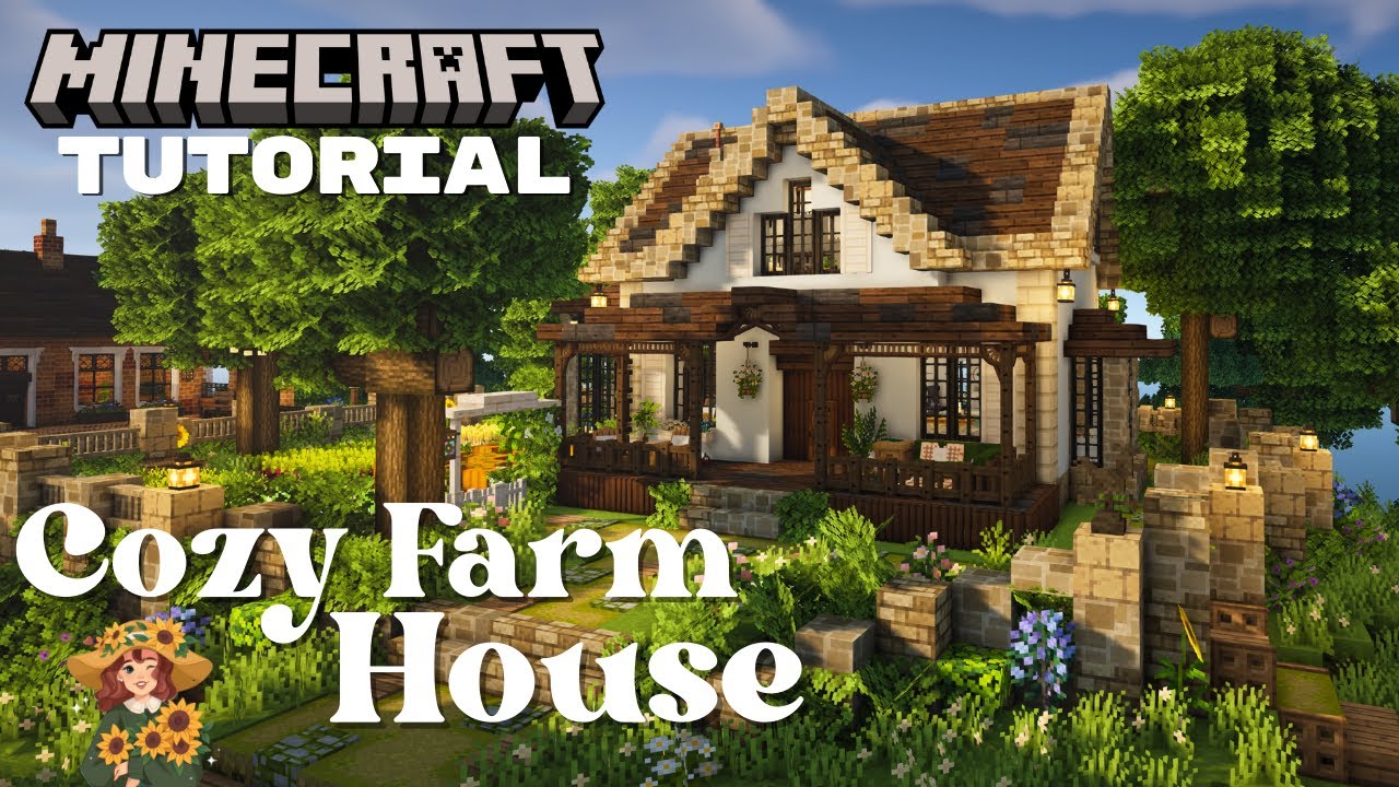 Cottage Farm House Designs Minecraft Cute Home Farmhouse | Minecraft