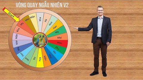 Chỉnh và chèn thêm âm thanh chiếc nón kỳ diệu cho vòng quay ngẫu nhiên Powerpoint v2